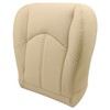 Priprilod Leather Tan Driver Side Bottom Replacement Seat Cover Compatible