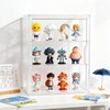 3 Tier Acrylic Display Case for Figures, Stackable Clear Storage