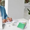 BTSKY Clear Acrylic 4 x 6 inch Index Card Box