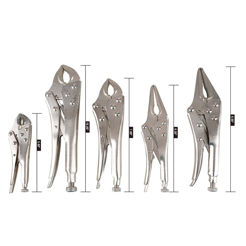 Olympia Tools Locking Pliers Set, 84-619, 5 Piece