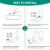 Gutter Extension Hinge，Gutter Downspout Flip-Up Hinge (2 Pack Downspout Hinge)