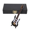 Guitar Model Plastic Material Mini Musical Instrument Desktop Ornament with