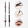 Apooliy 3 in 1 Eyebrow Pencil with Bow Razor and