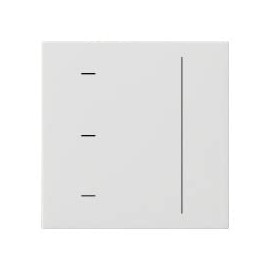 Gira System 3000 536527 Touch Attachment System 55, Pure White Satin