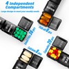 XL Pill Boxes 7 Day 4 Times a Day, Weekly