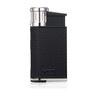 Colibri EVO Angled Single Jet Flame Lighter - Black & Silver