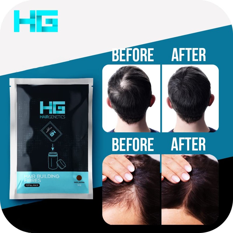 Hair Genetics Advanced Keratin Hair Building fibres Large 22g Refill
