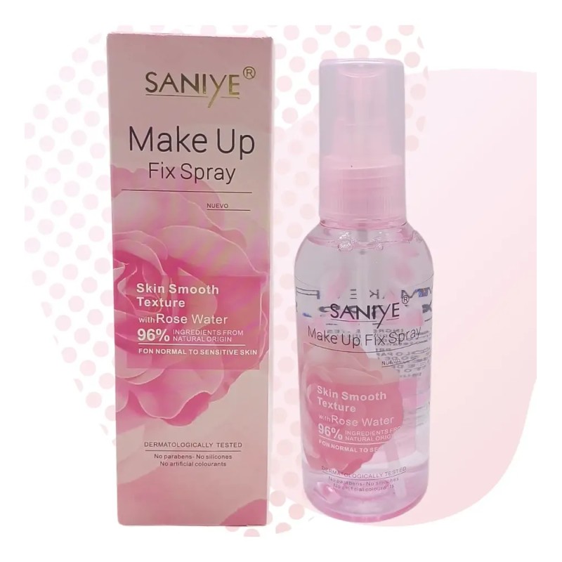 Fijador De Maquillaje Agua De Rosas