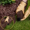 Rubberific 4' Rubber Cobblestone Flexible No Dig Landscape Mulch Border