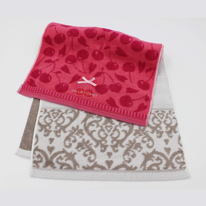 Towel Museum JILLSTUART Towel Gift Set, Pink, White, Towel Handkerchief,