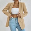 KateModa Womens Casual Blazer Long Sleeve Open Front Shawl Collar