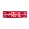 Serbia Soccer Knit Scarf, Red White Blue Gold, One Size