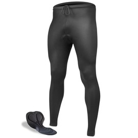 AERO|TECH|DESIGNS | Men's USA Classic Padded Cycling Tights | Black | Tall Fit | 3X-Large