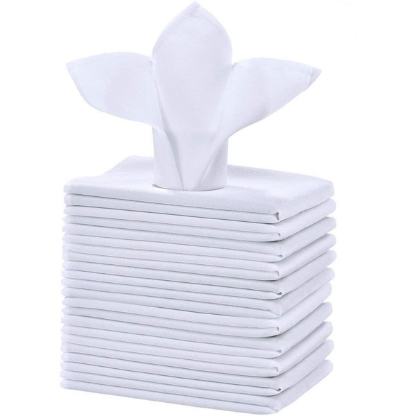 Textile Do 100% Egyptian Cotton White Napkins For Hotel Party