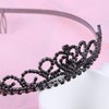 ROSENICE Bridal Tiara, Wedding Crown with Hair Comb Clips, Heart