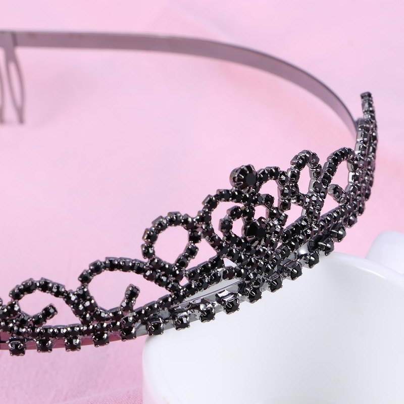 ROSENICE Bridal Tiara, Wedding Crown with Hair Comb Clips, Heart
