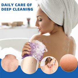 Turmeric Soap and African Net Sponge with Knots, Afroscrub African Exfoliating Net Sponge Double Knotted Kojic Soap Pouch(2 Net+3 Soap) for Face and Body