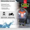 Burg-Wächter 100D Y Sold Secure Gold Motorcycle Single U Lock