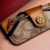 AooCare Eyeglass Case, Leather, Eyeglass Case, Glasses Case, Antique, Slim,