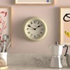 Jones Clocks® 'Frieze' wall clock – small round contemporary classic
