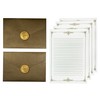 Brown Envelopes with Gold Wax Seals sticker 2pcs and 4