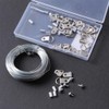 131 Pcs Picture Hanging Kit,100ft Stainless Steel Picture Frame Wire