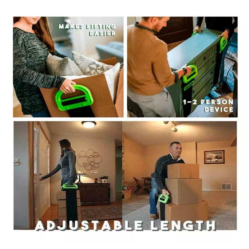 Clever Carry Correa De Carga Cajas Transporte Hogar Oficina Mudanza