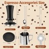 Spalivivre 22 PCS Espresso Accessories, 58mm Coffee Espresso Tamper Set,