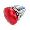 MECCANIXITY 1PCS 3A 22MM 7/8" Momentary Mushroom Head Push Button