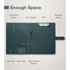 Mymazn A4 Clipboard Folder Conference Folder, Faux Leather Clipboard with