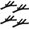 Caylingdee Twig Branch Cabinet Knobs Matte Black Drawer Knobs Dresser