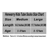 Henwarry Boys Girls Knee High Tube Socks Classical Stripes Cotton