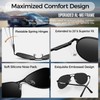 Sunier Men's Polarised Sunglasses Classic UV400 Men's Shade for Driving