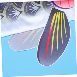 Levemolo Dragon Boat Festival Carp Banner 1.5m Japanese Style Flag Decorative Photo Backdrop for Events