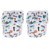 2PCS Baby Swim Diapers Soft Breathable Waterproof Adjustable Leakproof Swim