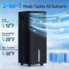 FANCOLE Windowless Portable Air Conditioners with 4Modes & 3Speeds, 15H