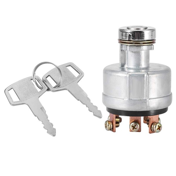 Ignition Switch, Universal Car Ignition Starter Key Switch with 6