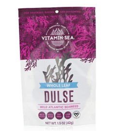 VITAMINSEA Dulse Dried Seaweed | Wild North Atlantic Seaweed for Snacking, Seasoning, Soups & Salads | Rich in Vitamins, Minerals & Antioxidants Perfect for Thyroid Support | Whole Leaf (1.5 OZ)