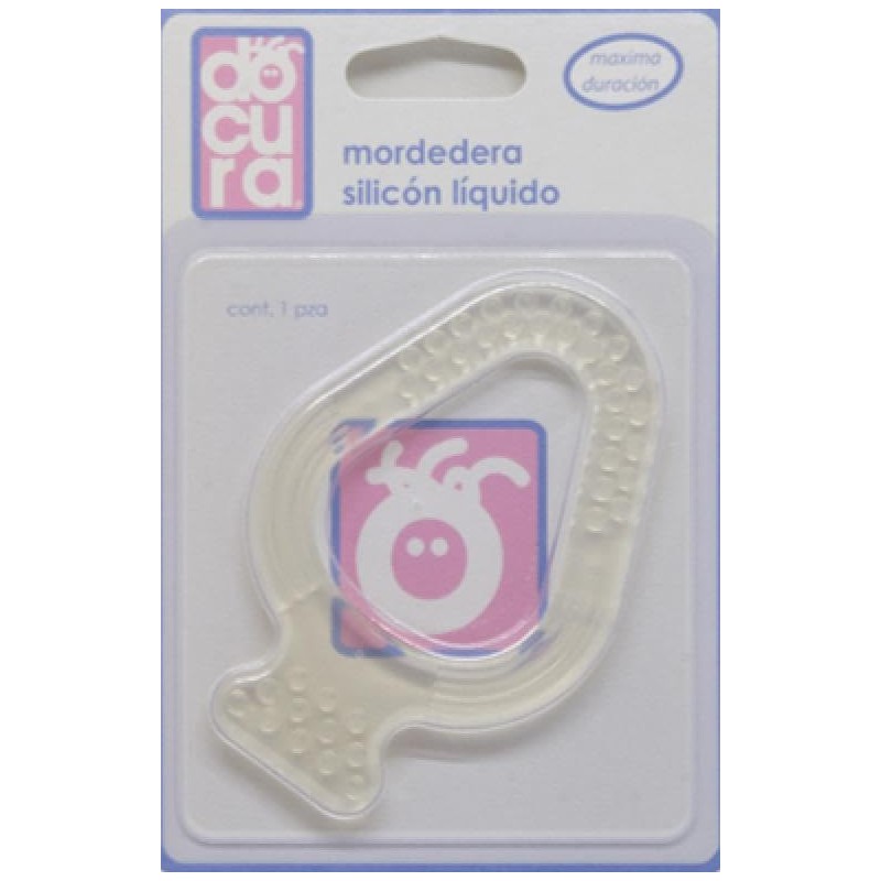DOCURA - Mordedera Para Bebé 1 Pieza De Silicón Líquido,