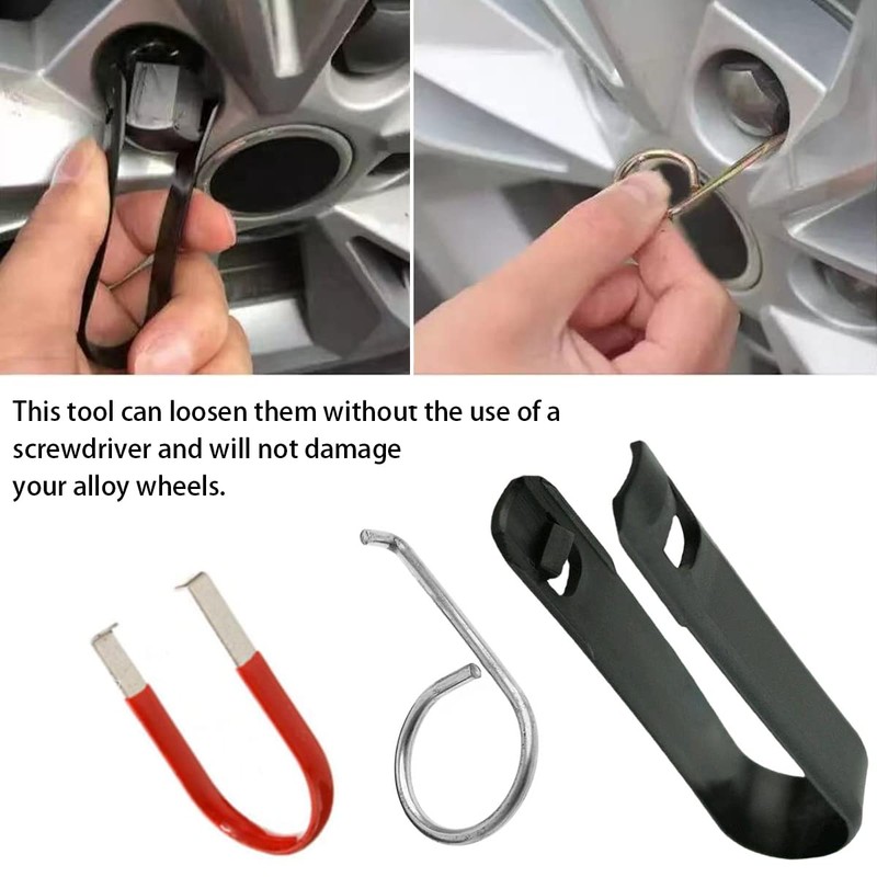 CGEAMDY Pack of 6 Wheel Bolt Caps Tool, 3 Versions