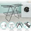 Brookstone 2 Tier Folding Rack – Indoor/Outdoor Collapsible Clothes Dryer