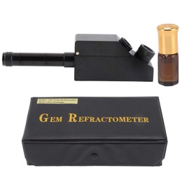 Gem Refractometer, Professional High Accuracy Jewelry Gem Refractometer Quick Identification 1.30 to 1.81 Measuring Range, Jewelry Refractometer for Identifying and Authenticating Polished Gems