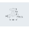 Kakudai 7010F-13 Horizontal Faucet