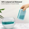 Enhanced Leak Proof Travel Soap Case, AIMAIAIMAI Silicone Soap Container