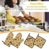 Chickens Rooster Oven Mitts and Pot Holders Sets for Kitchen