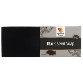 Sensual Aroma Black Seed Soap 110g - Natural Face & Body Bar for Gentle Deep-Cleansing - Plant-Based Soap Bar for Men & Women, Ideal for all Skin Types
