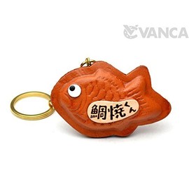 Leather Story "Taiyaki KH Keychain VANCA CRAFT (aren't you made in Japan Artisan Handmade)