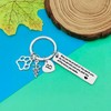 Dabihu Veterinarian Keyring Vet Tech Appreciation Gifts B Letter Initial