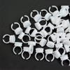 100 Pieces Eyelash Glue Holder Rings Cups Pigment Rings False