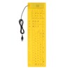 Foldable Silicone Keyboard 108 Keys Silicone Foldable USB Wired Waterproof